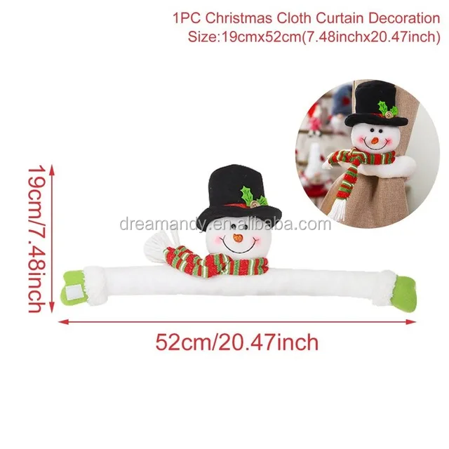 Details about   Curtain Buckle Christmas Tree Ornaments Decorations For Home Xmas Natal New Year 