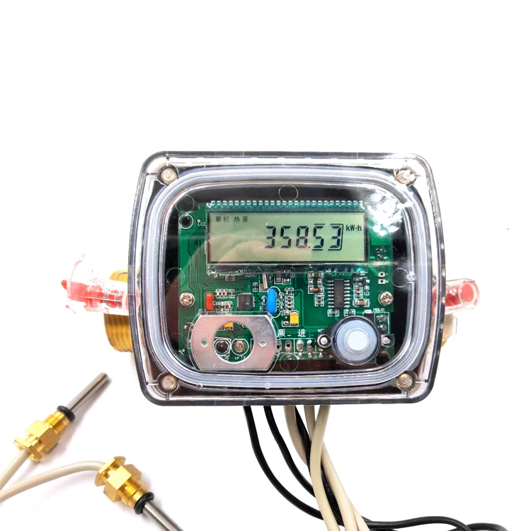 Low Price Wired Wireless Flow Heat Meter Digital Heat Meter Ultrasonic ...