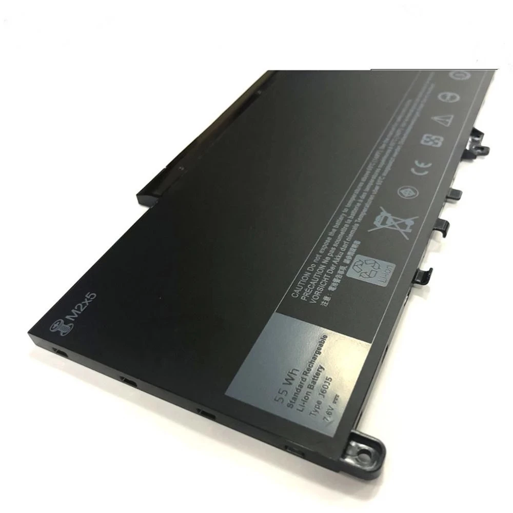 Akku kompatibel mit Dell Typ J60J5 7,6V 7200mAh/54,7Wh Li-Polymer Schwarz 