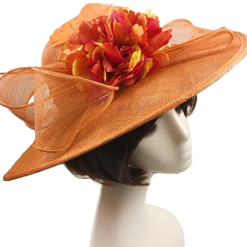 orange church hats