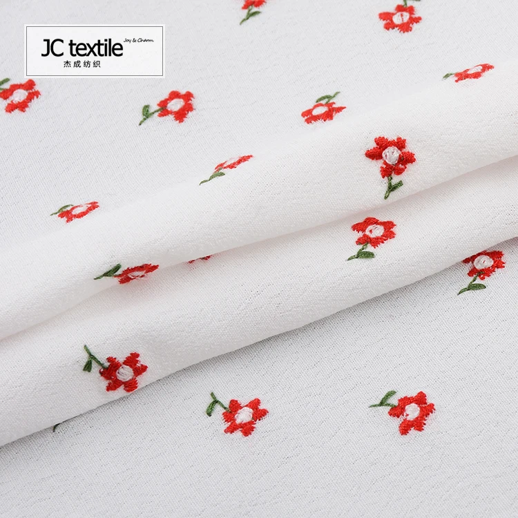 customized custom embroidered fabric