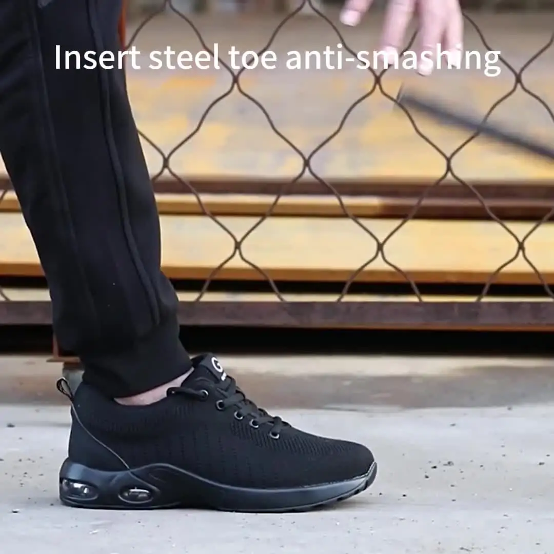 Slip Resistant Best Safety Shoes Lightweight Safety Shoes For Men