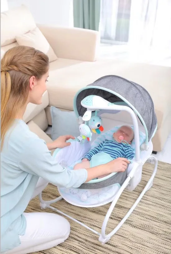 baby electric swing bed