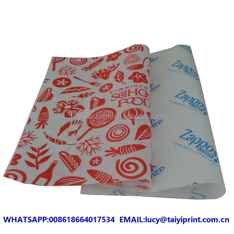 printed wax tissue paper for flowers