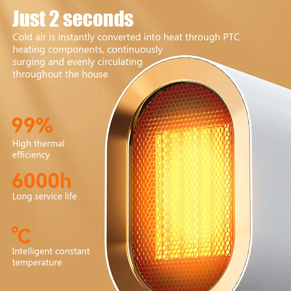 Electric Heater, Portable, 1200W, PTC - detail 12