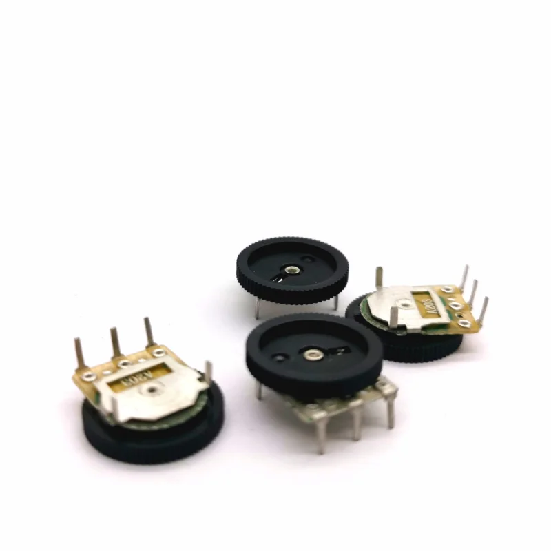 Single Dual Dial Potentiometer Diameter 3 Pin 7pin 14mm 16mm 18mm 20mm Thumb Wheel Tuning For