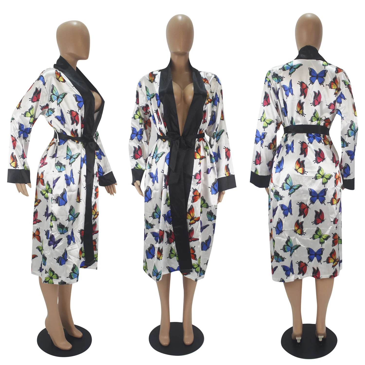 2021 New Sexy Bath Robe Kimono Wholesale Cheap Bathing Robes 12 Zodic
