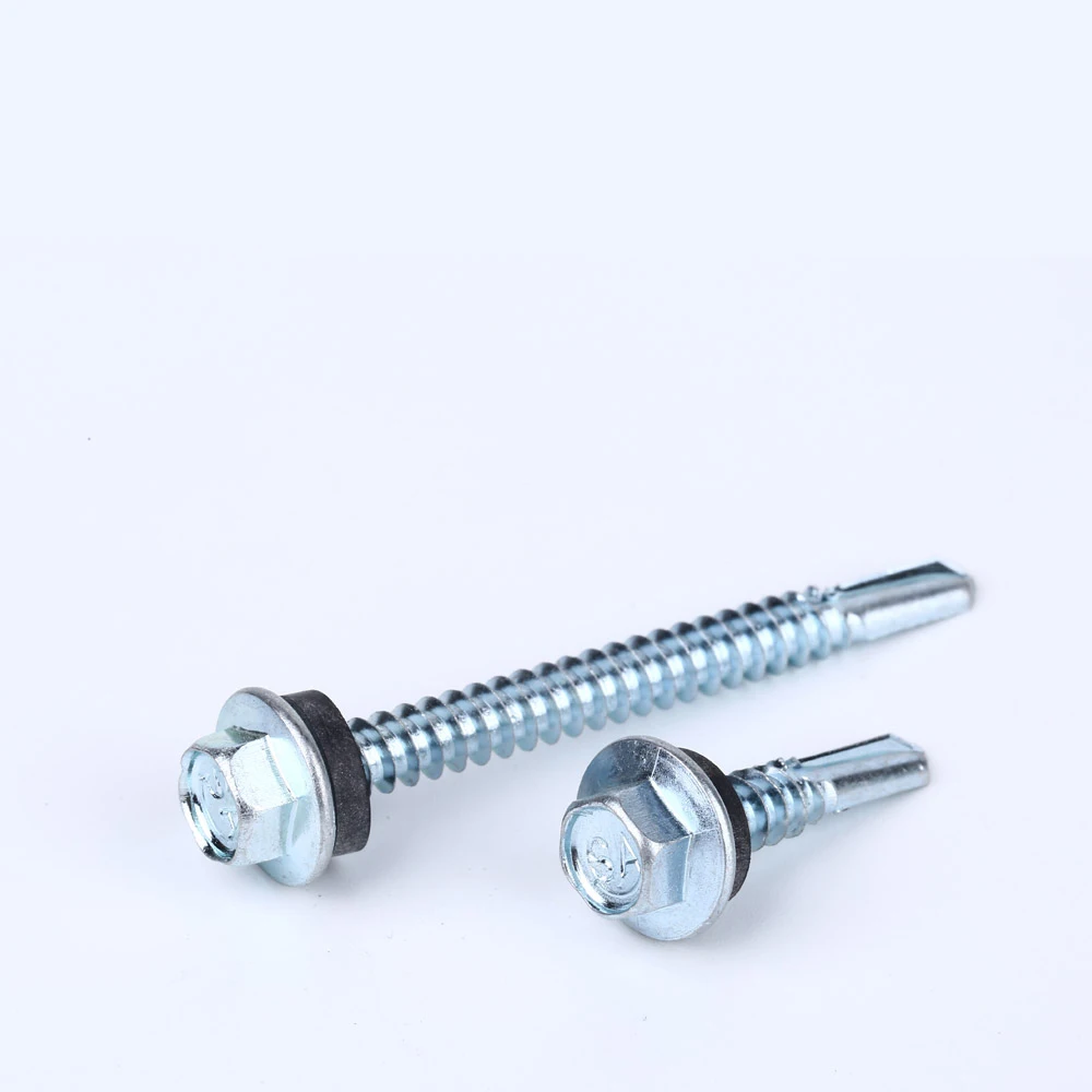 
Hex Washer Head Screw Zinc Carbon Steel Self Drilling Screw 