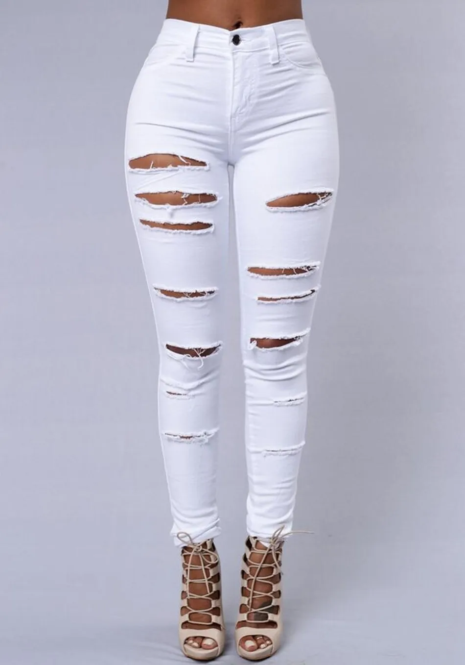 Fashion personality women jeans comfortable jeans female brand in stock accept small order