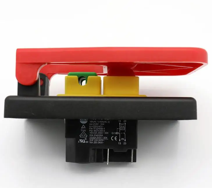 Kjd17b16 4 Pins Table Saws Push Button Switches 16a Ac250v Paddle Switch For