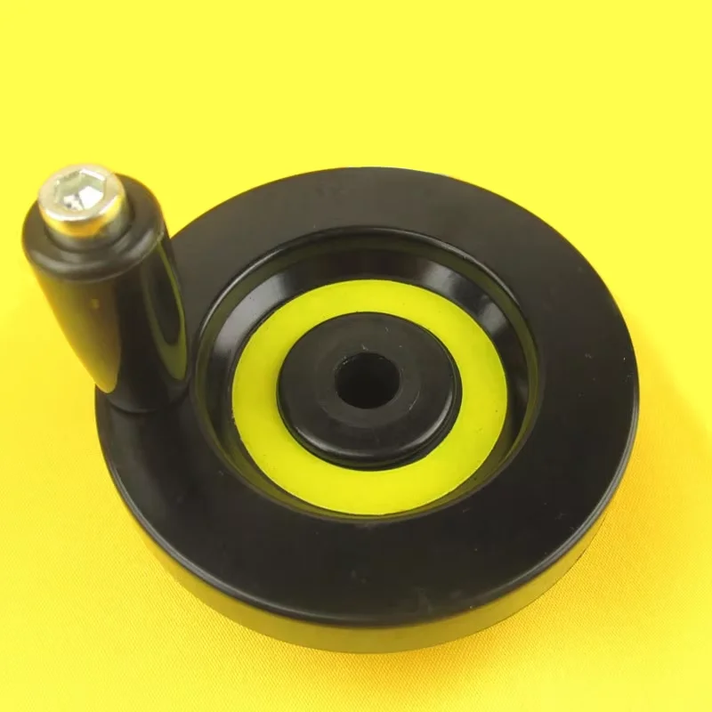 product workbench sliding table ball screw handwheel bakelite back wave manual handle plate outer diameter 80 inner diameter 10 plc core-15