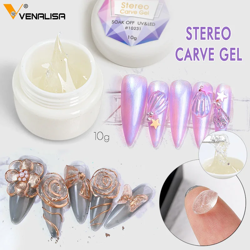 Venalisa New Nail Art Painting Stereo Carve Sculpture Gel Uv Lacquer