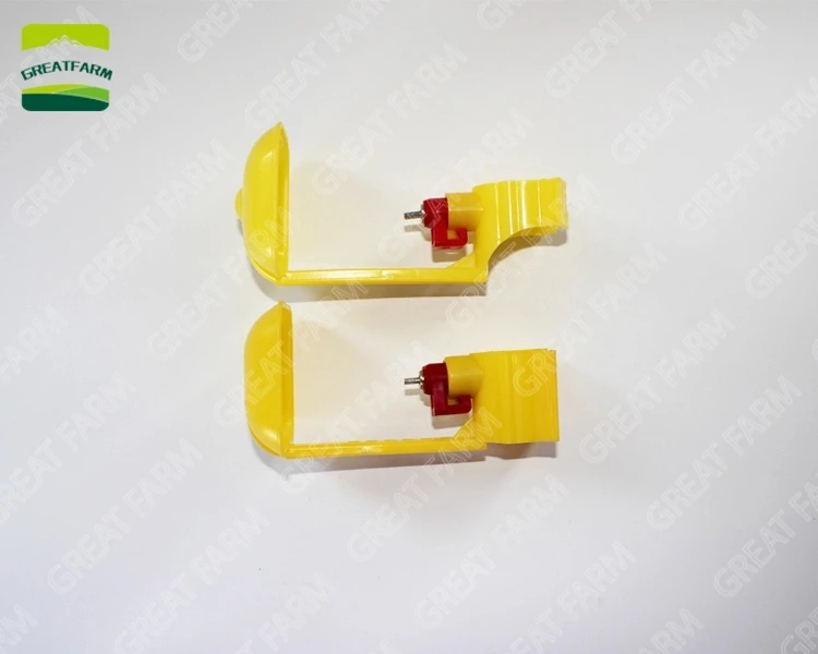 Enhanced Edition 25mm Water Pipe Yellow Nipple Drinker Poultry Bird Drinking Water Equipment
