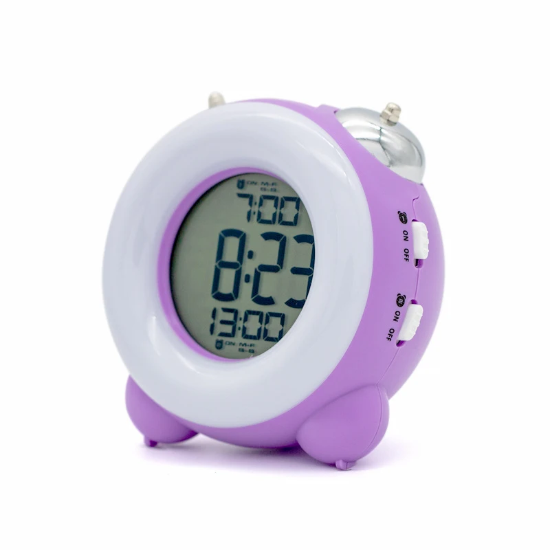 Khcl0411 Cute Children Bedroom Sleep Trainer Snooze Desk Twin Bell