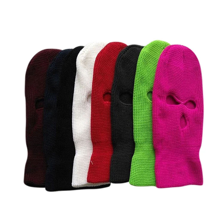 Acrylic Knit Ski Balaclava Beanie 