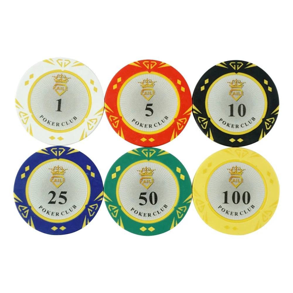 

poker chips clay,30 Pieces, Colorful