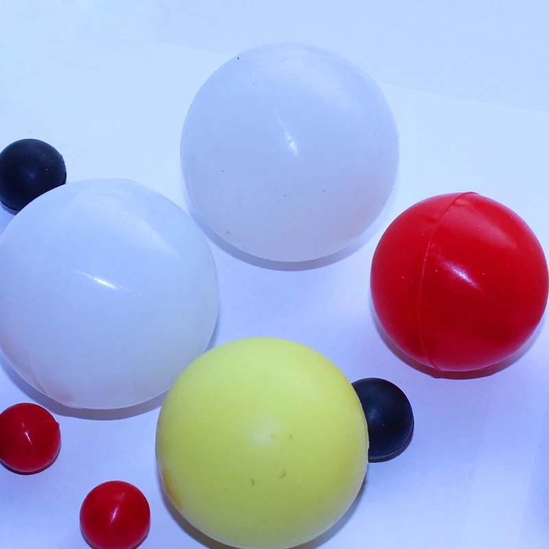 Free Sample Food Grade Hard Bouncy Transparent Clear Silicone Ball