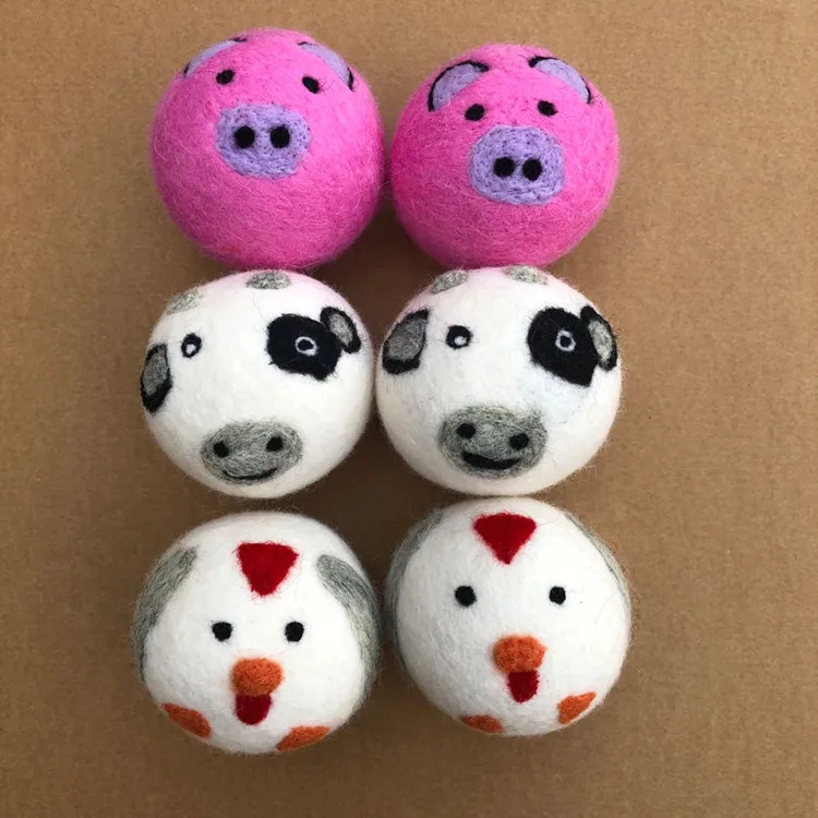 factory wholesale price scented wool dryer balls