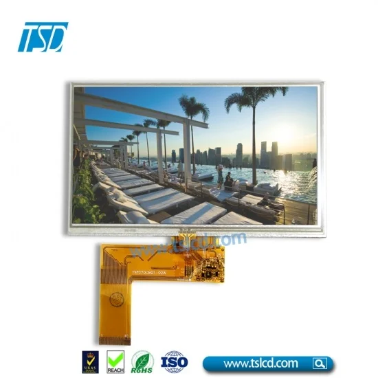 50pin 7 Inch Tft Lcd Display Screen 800x480 Tft Display Lcd Screen With