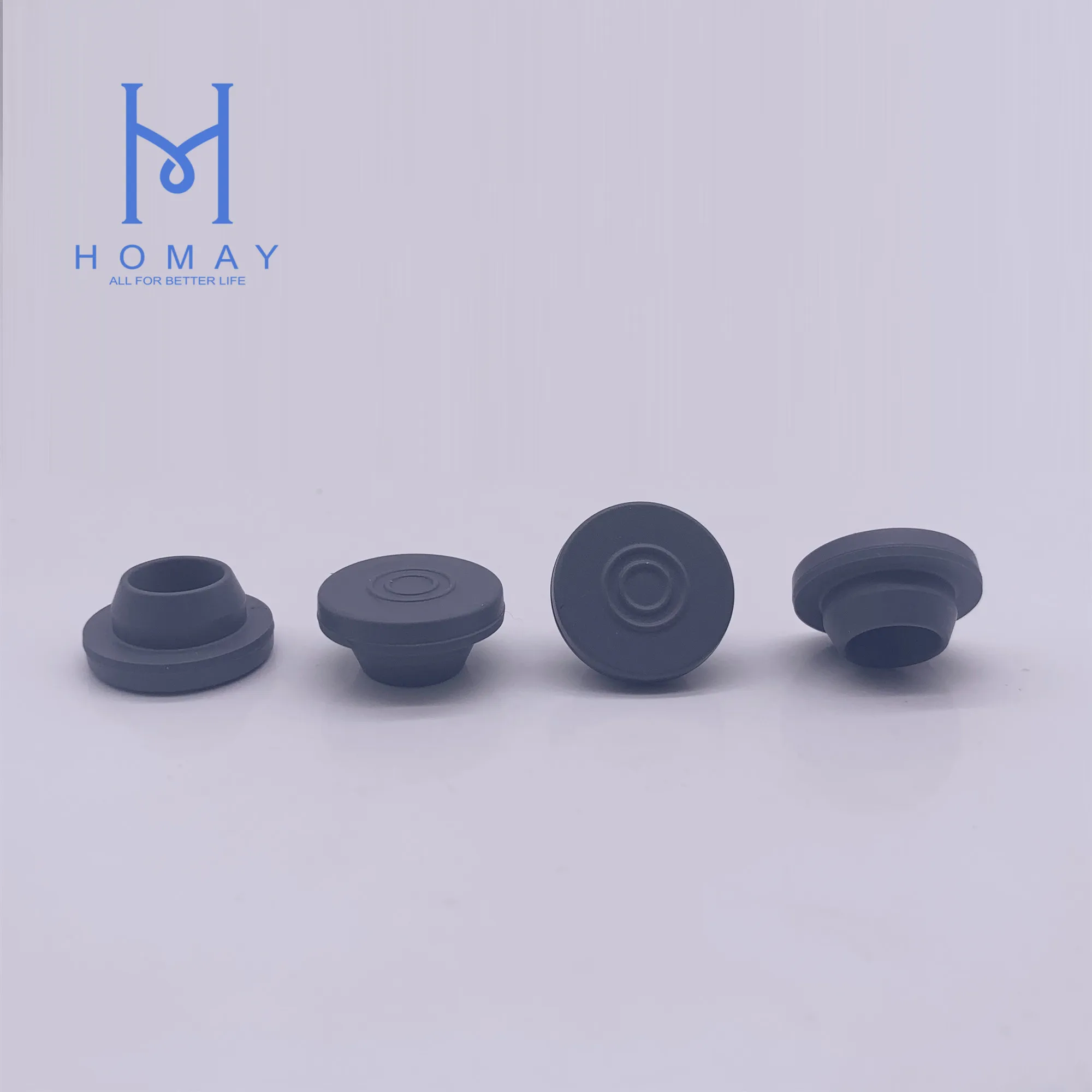 13mm 20mm Red Grey Clear Chloro Butyl Rubber Stopper Clear Silicon