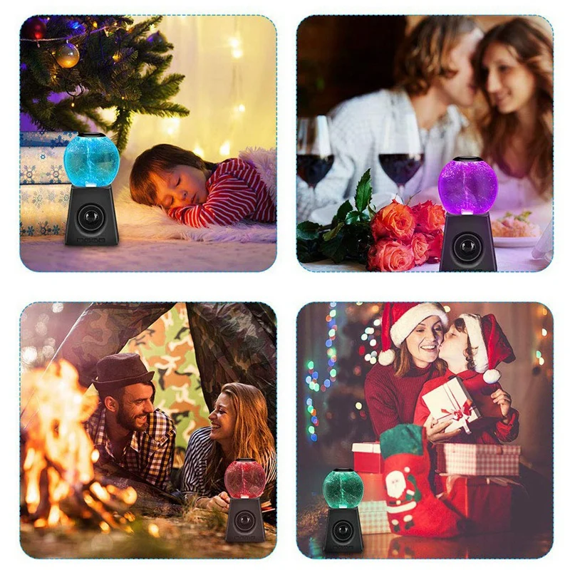 Party design Color Led Water Tornado Night Light Colorful Led Bluetooth Speaker Water Dance Audio Subwoofer Gift - ANKUX.COM
