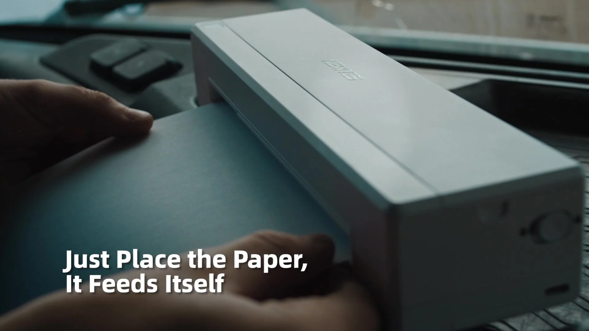 NEWYES LD0806 Mini Wireless Inkjet Printer - Portable A4 Printer