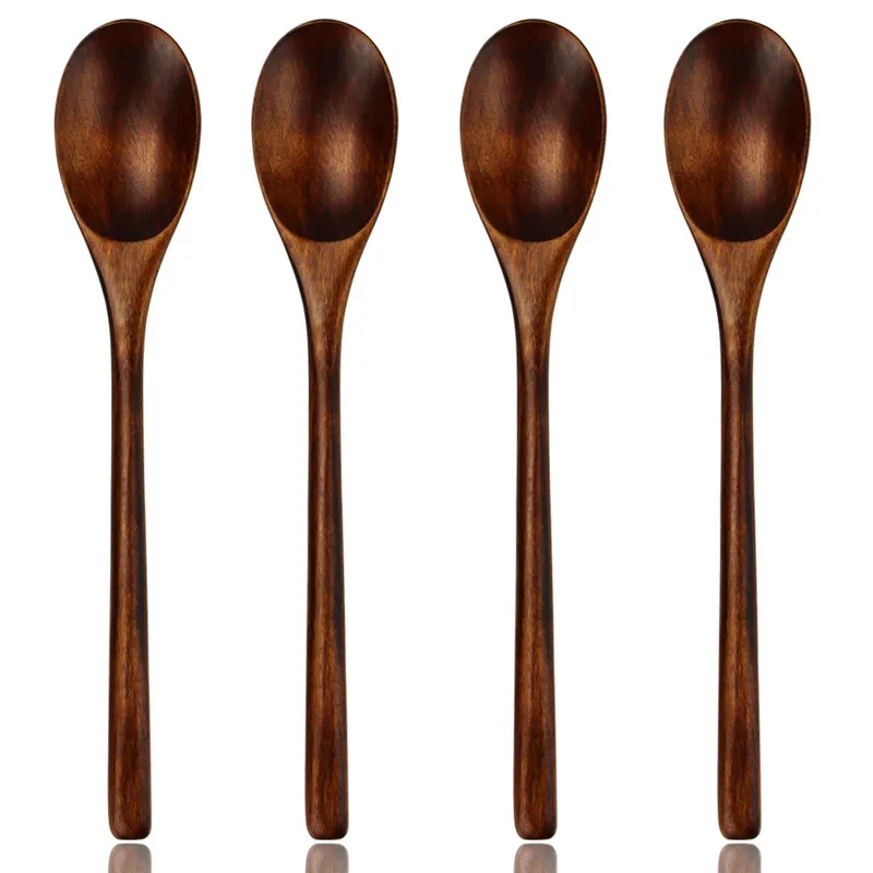 Kitchen Accessories Mixing And Cooking Wooden Spoon Japanese Long ...
