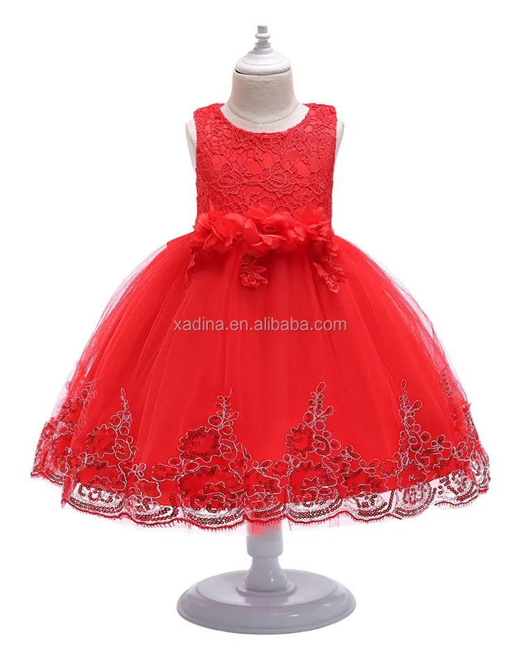 Girls Party Dresses With Appliqued Flowers Lace Crochet Princess Girls'  Dresses For Wedding Kids Children's Clothes - Buy Girls Party  Dresses,Girls' Dresses For Wedding Kids,Childrens Clothes Product on  