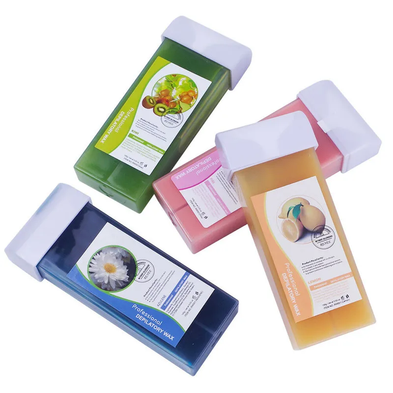 100g Wax Cartridge For Depilation Refillable Roll On Depilatory Hot Wax