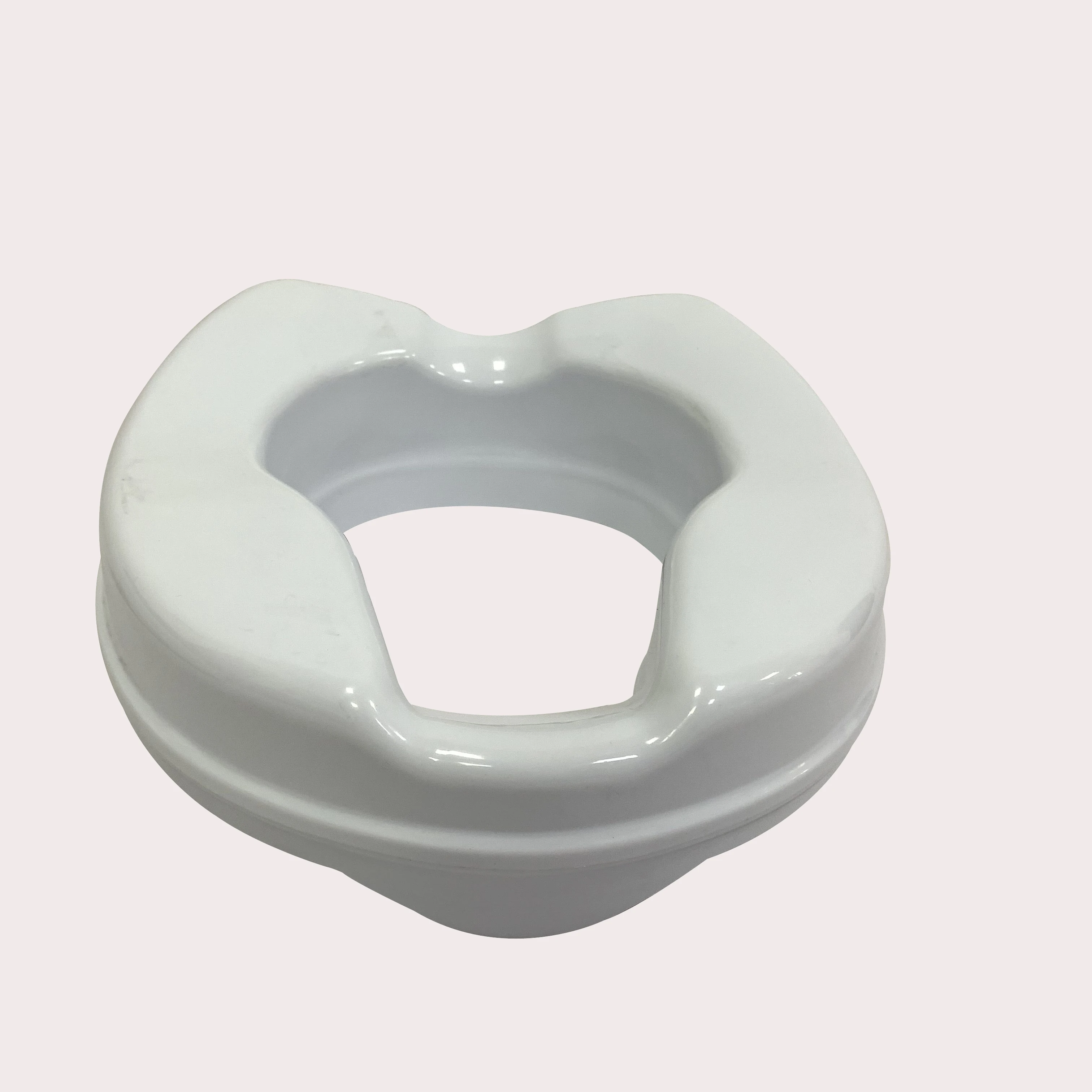 2 Inch Toilet Seat Riser Elongated Raised Toilet Seat For Assistance