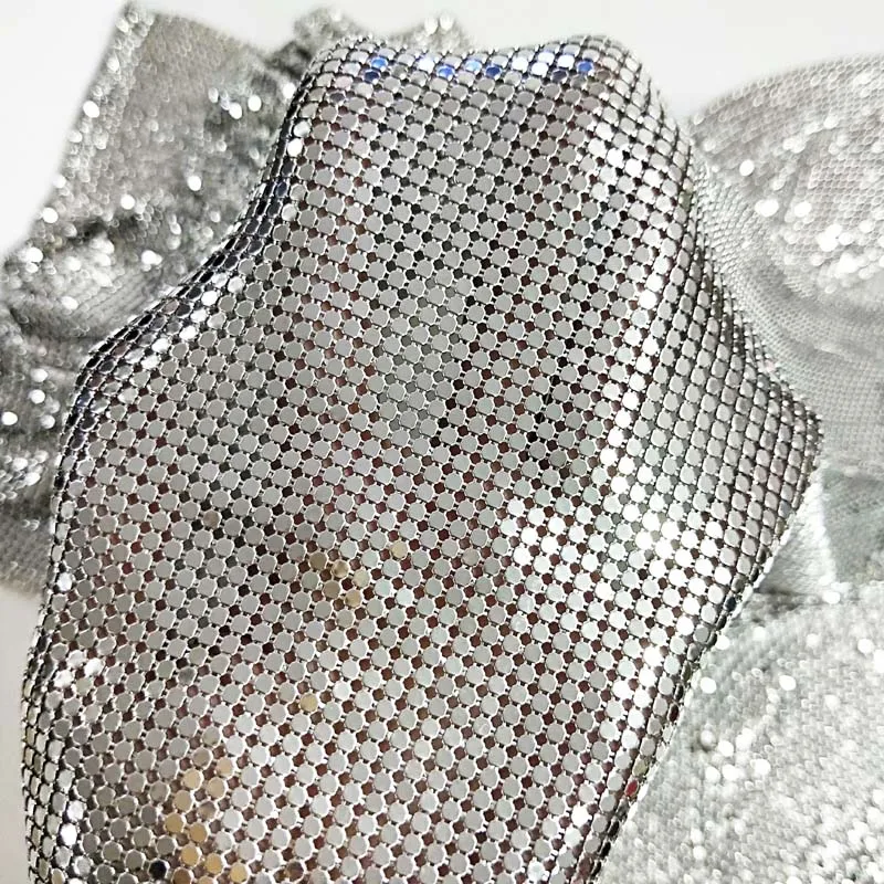 Silver Copper Metal Mesh Fabric For Clothing - Buy Metal Mesh Fabric ...