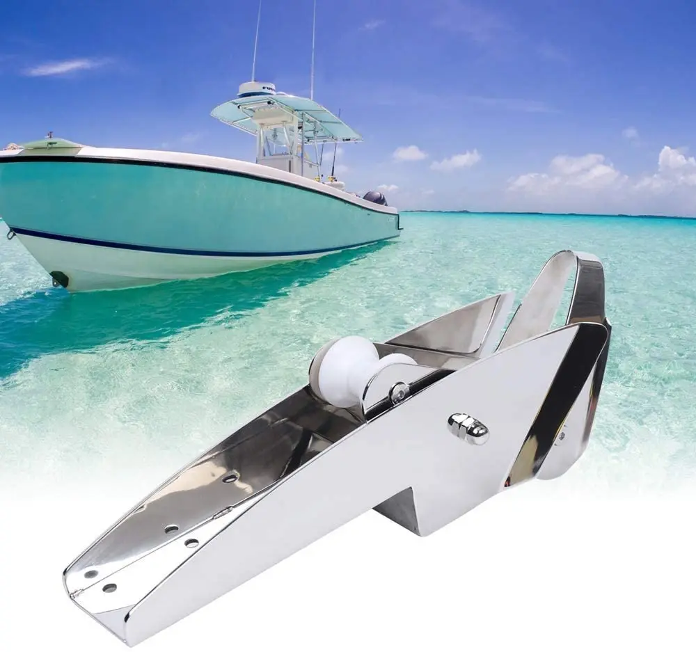 Aisi 316 Stainless Steel Hinged Self Launching Bow Anchor Roller With