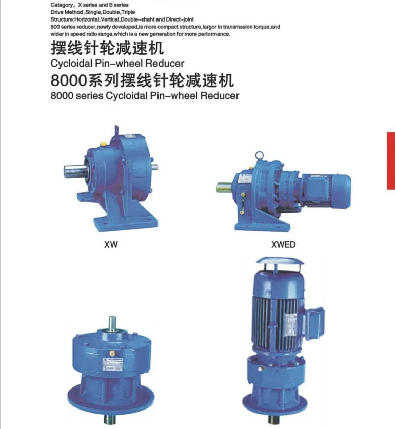 Xb Cycloidal Pin Wheel Speed Gearbox Variator Drive Power Transmission