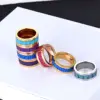 Designed for european and American explosions lady stainless steel rosary forging ring