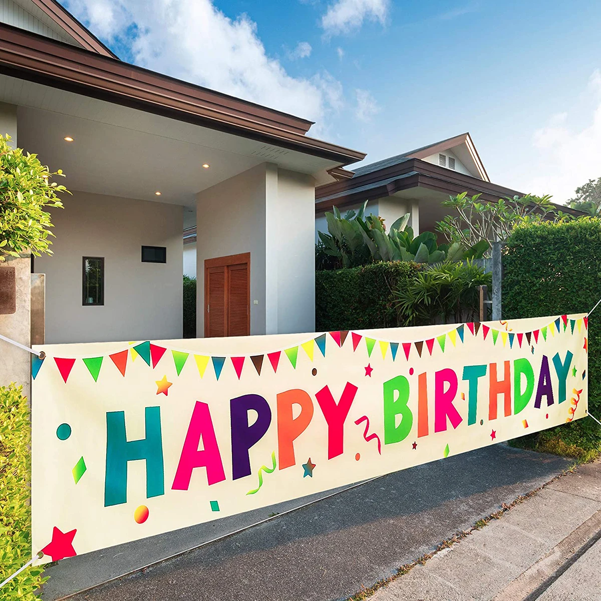 Happy Birthday Yard Sign - Glitter Birthday Sign - Birthday Lawn Sign 2024 - Birthday Decorations - 16th - 21st - 30th - 40th - 50th