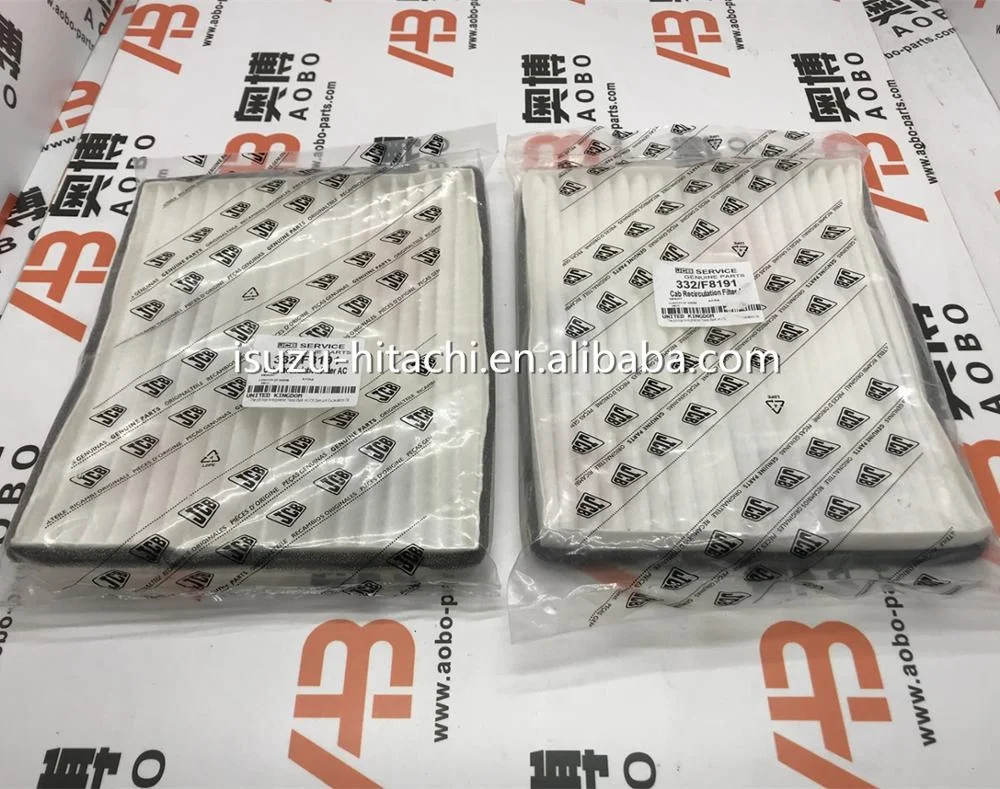 332/f8191 332-f8191 Air Filter For 3cx 4cx Backhoe Loader Cabin Filter ...