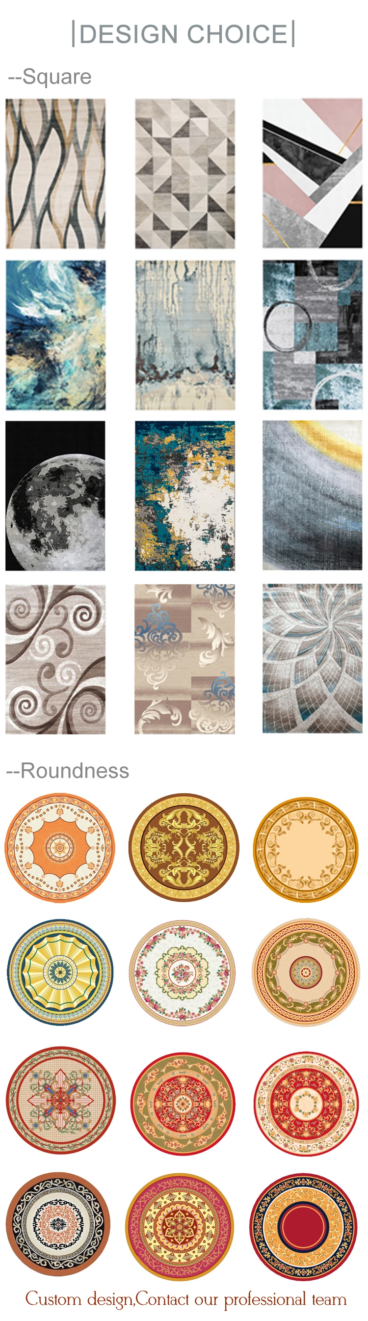 Living room rugs design