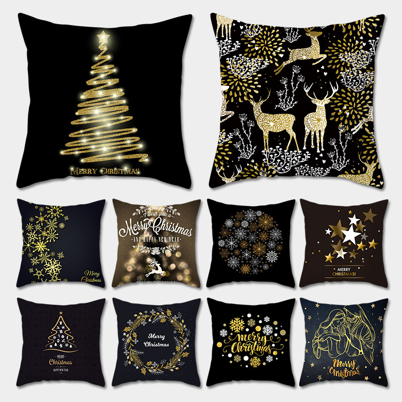 Venta al por mayor patrones para cojines navideños Compre Venta al por mayor decoracion de cojines navideños Compre