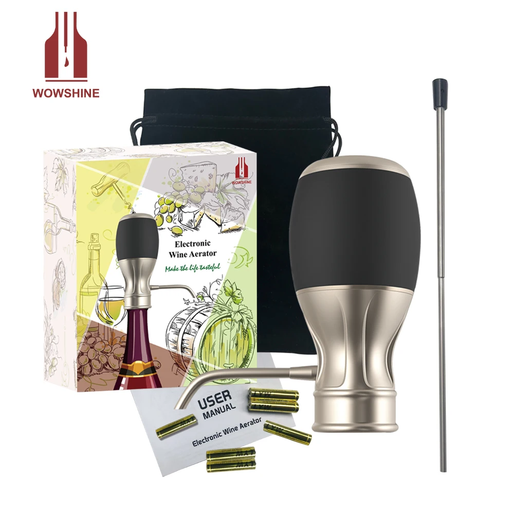 
Wowshine Electric Wine Aerator One Touch Aeration 
