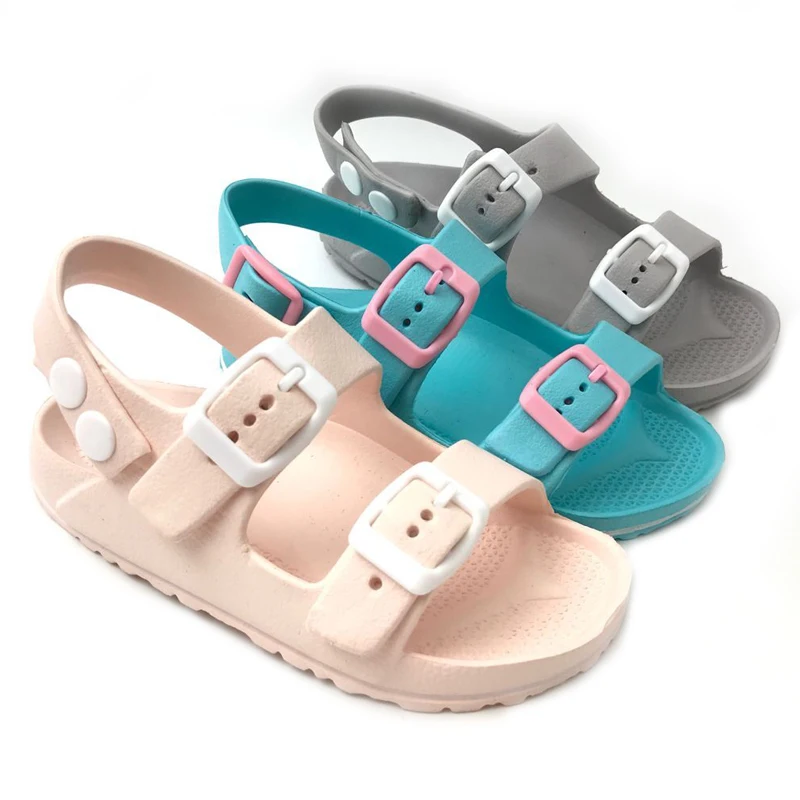 2021 New Double Buckle Baby Kids Sandals For Children Non-slip Outdoor ...