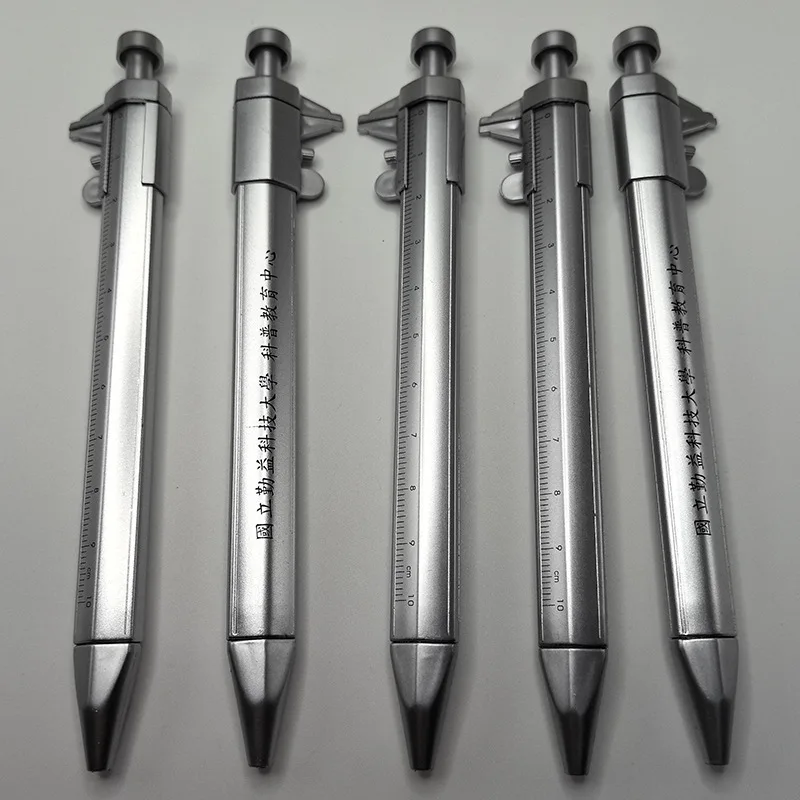 Scale Pen Reference Vernier Simple Scale Caliper Ballpoint Pen Ranging Ruler Combination ...