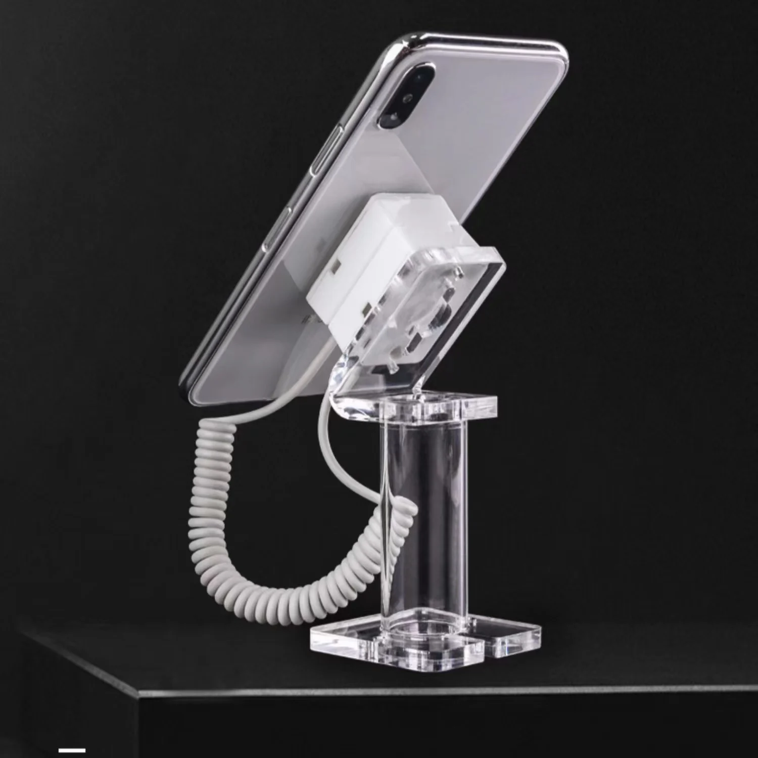Clear Acrylic Cell Phone Display Holder Exhibition Mobile