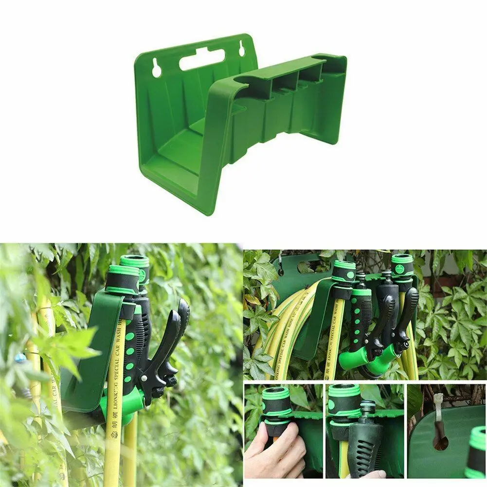 Garden Hose Holder Wall Mount Hanger For Outside Bracket Water Pipe
