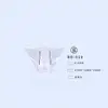 RS hot sell transparent moon-shape perfume acrylic cap