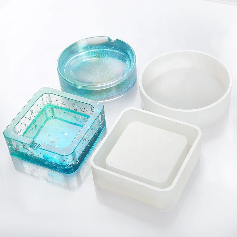 Crystal Drops Silica Gel Mould For Diy Ashtray Scented Gypsum Concrete Mould Buy Diy Pot Mold Ashtray Coaster Silicone Epoxy Resin Jewelry Craft Clay Resin Pot Molds Jewelry Making Finding Tools 1pc