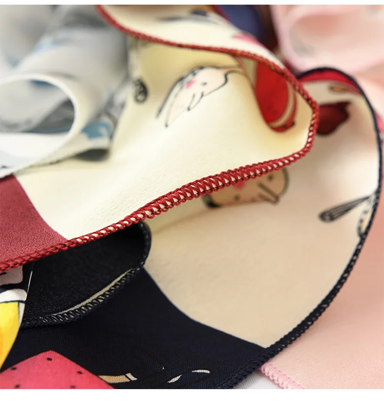 Fashion Korean Style 50x50cm Small Square Scarf Wild Professional