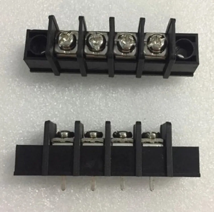 10mm Pitch Barrier Terminal Block With Flange Kdte55 300v 25a 10mm