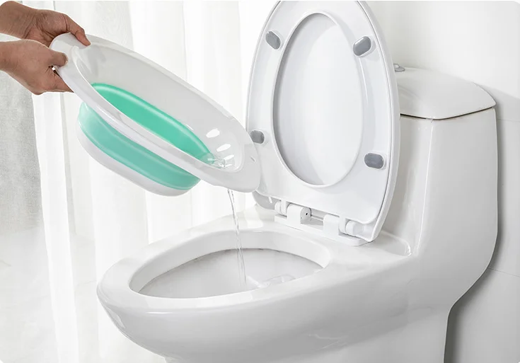 Ecofriendly Plastic Foldable Yoni Steam Seat With Flusher For Vaginal