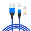 multi-head rectangle fast charging Magnetic data cable