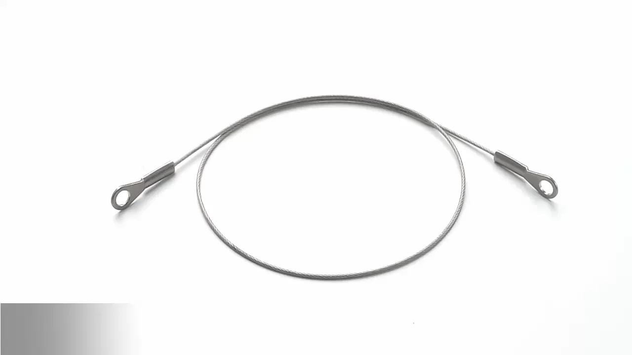 Safety Steel Wire Rope Sling Cable with Swaged End Terminals Eyelet